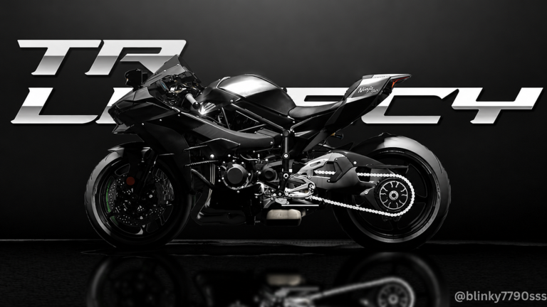 Developer-supplied TR Legacy promotional artwork with a black motorcycle in front of the game title
